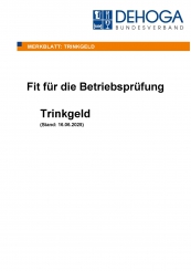 DEHOGA Merkblatt Trinkgeld - Fit für die Betriebsprüfung PDF